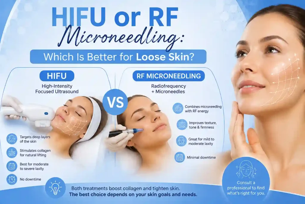 Lost the Weight but Not the Loose Skin? What You Should Know 2 HIFU or RF Microneedling: Which Is Better for Loose Skin Ruislip?